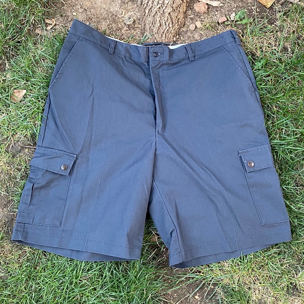 Aramark Cargo Shorts 40 Gray Workwear
